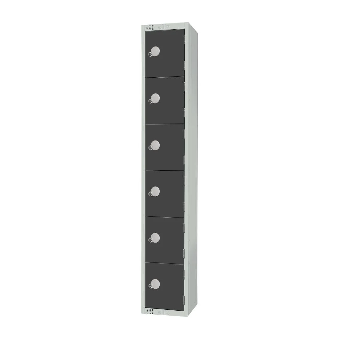 Elite Six Door Electronic Combination Locker Graphite Grey