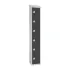 Elite Six Door Electronic Combination Locker with Sloping Top Graphite Grey