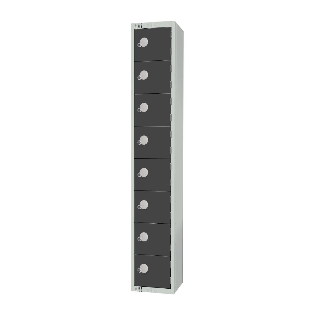 Elite Eight Door Manual Combination Locker Locker Graphite Grey