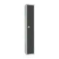 Elite Single Door Coin Return Locker Graphite Grey - Image 1