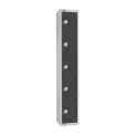 Elite Five Door Manual Combination Locker Locker Graphite Grey - Image 1