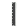 Elite Eight Door Manual Combination Locker Locker Graphite Grey