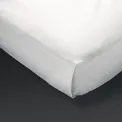 Mitre Comfort Percale Flat Sheet White Single - Image 1