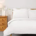 Mitre Comfort Percale Duvet Cover White King Size - Image 1