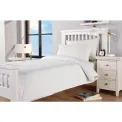 Mitre Essentials Spectrum Duvet Cover White Single - Image 1