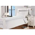Mitre Essentials Spectrum Duvet Cover White Double - Image 1