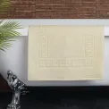 Mitre Essentials Nova Bath Mat Cream - Image 1