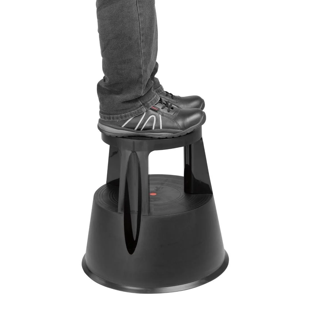 Vogue Kick Step Stool Black - Image 5