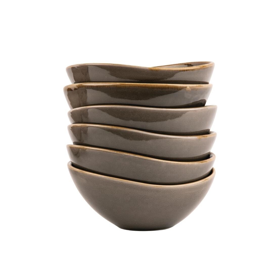 Olympia Kiln Bowl Smoke 165mm