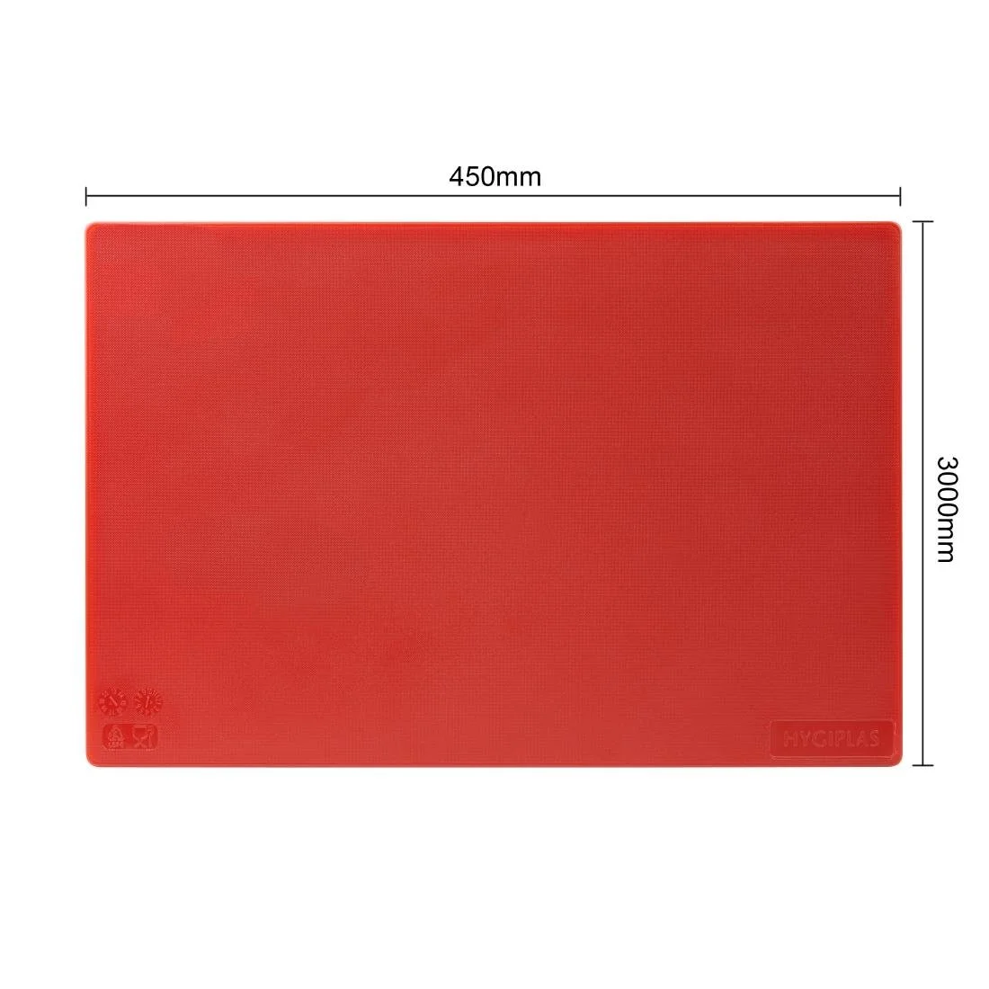 Hygiplas Low Density Antibacterial 6-Piece Chopping Board Set 450x300x10mm - Image 6