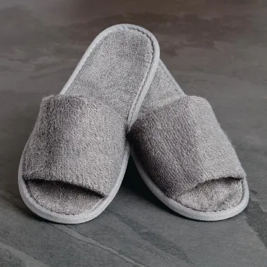 Mitre Luxury Curzon Open Toe Slippers Grey