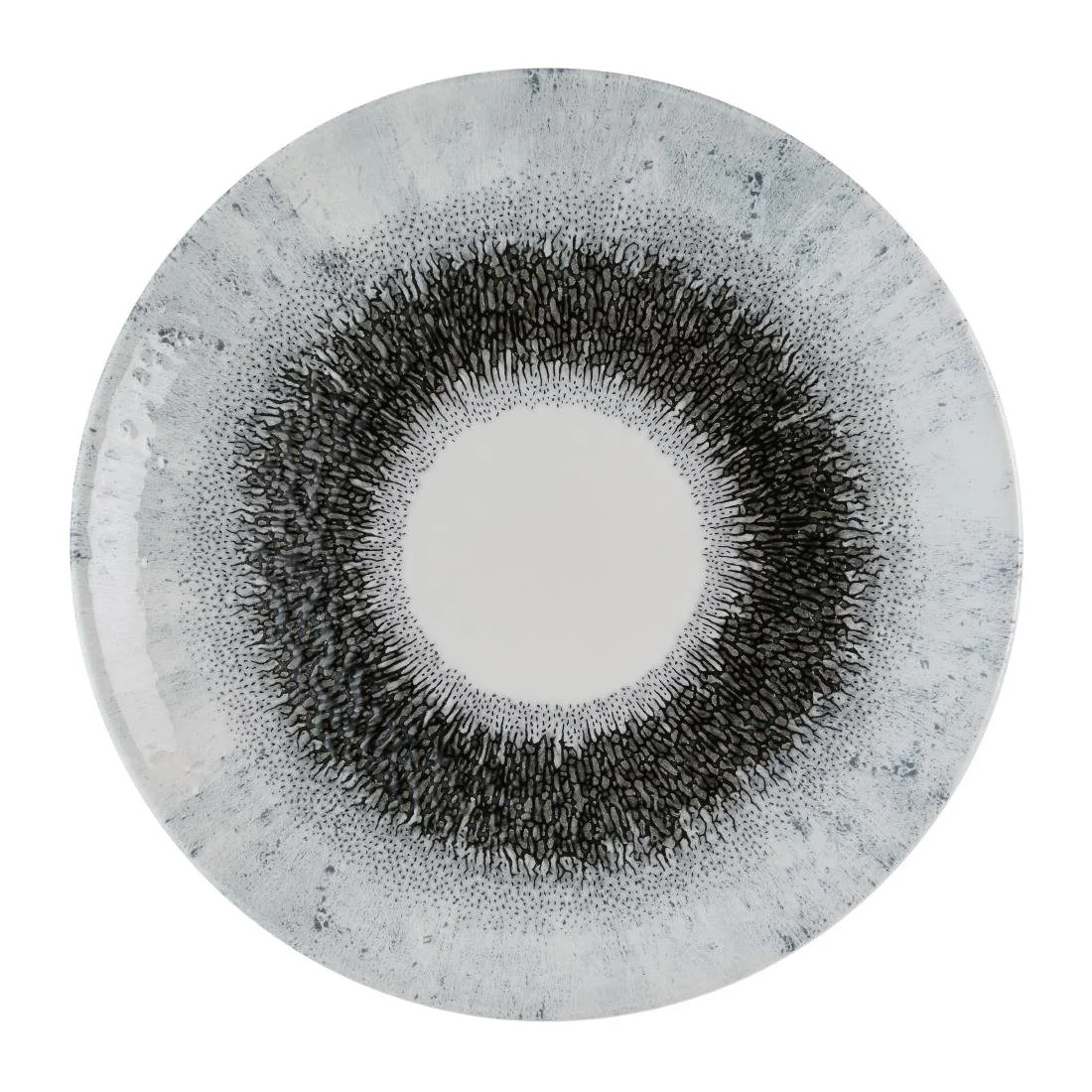 Churchill Studio Prints Fusion Black Evolve Coupe Plates 260mm (12 Pack)