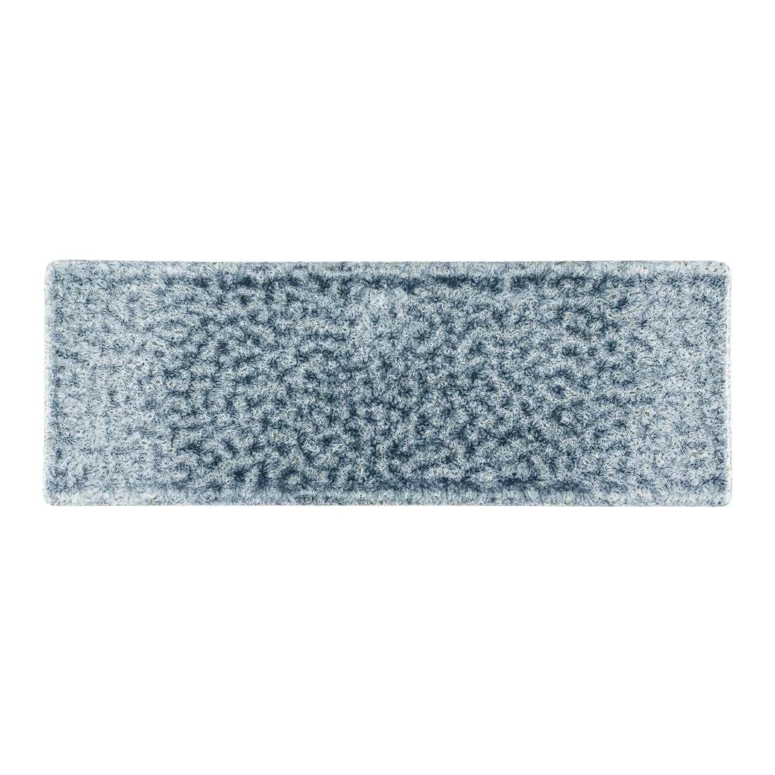 Churchill Raku Topaz Blue Oblong Plates 250 x 90mm (6 Pack)