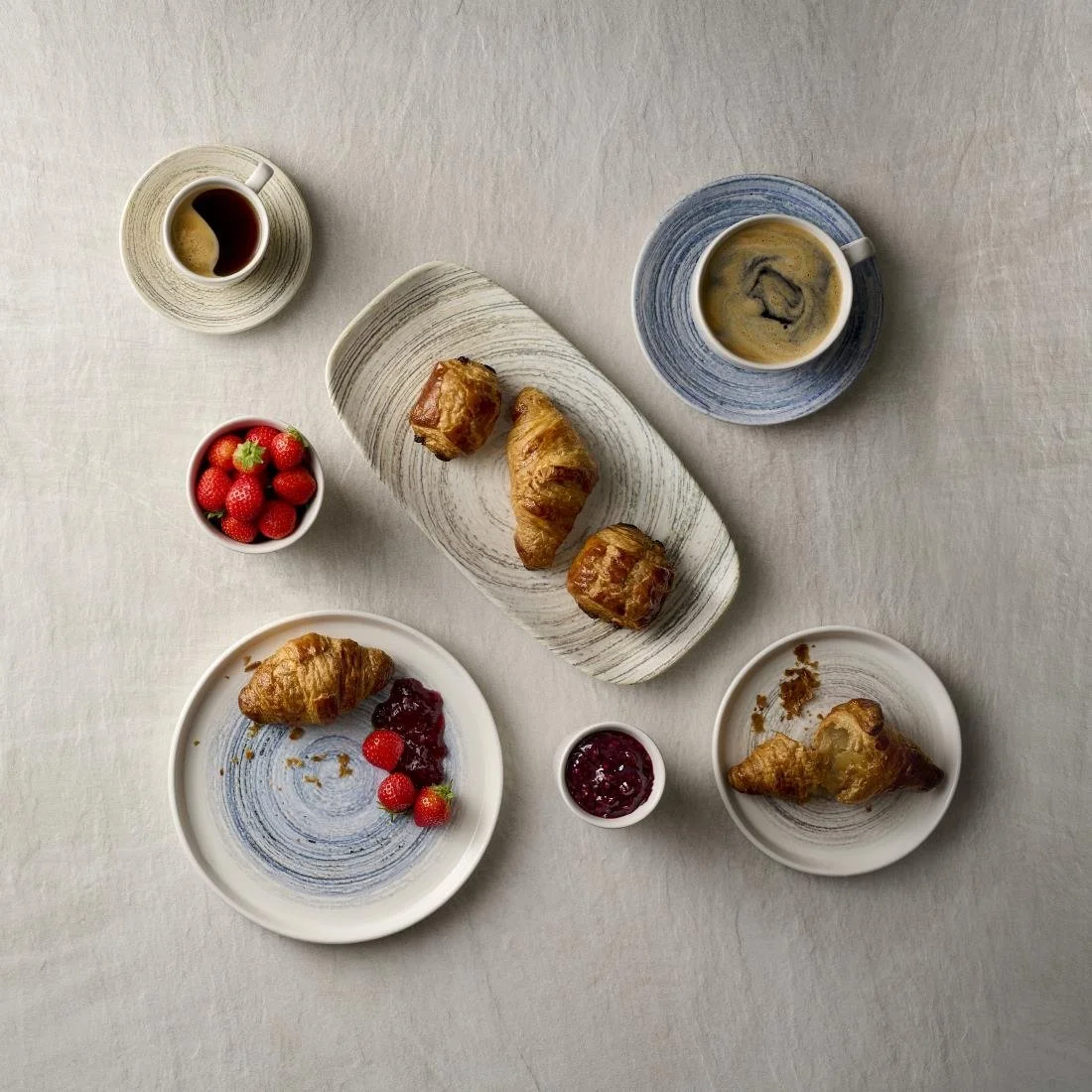 Churchill Elements Dune Walled Plates 160mm (6 Pack) - Image 5