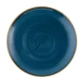 Churchill Stonecast Java Blue Evolve Coupe Plates 220mm (12 Pack) - Image 1