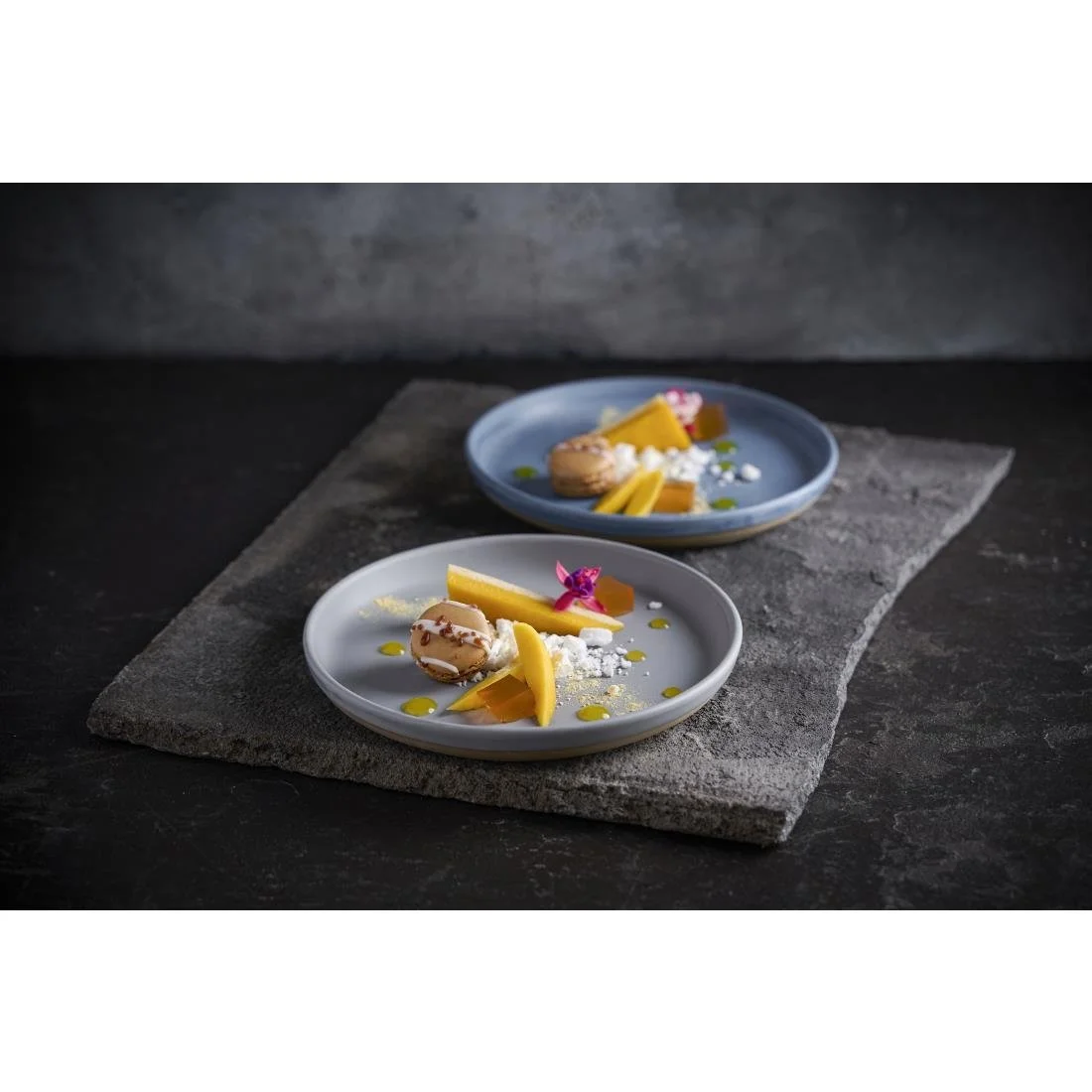 Churchill Emerge Oslo Blue Walled Plates 206mm (6 Pack) - Image 5