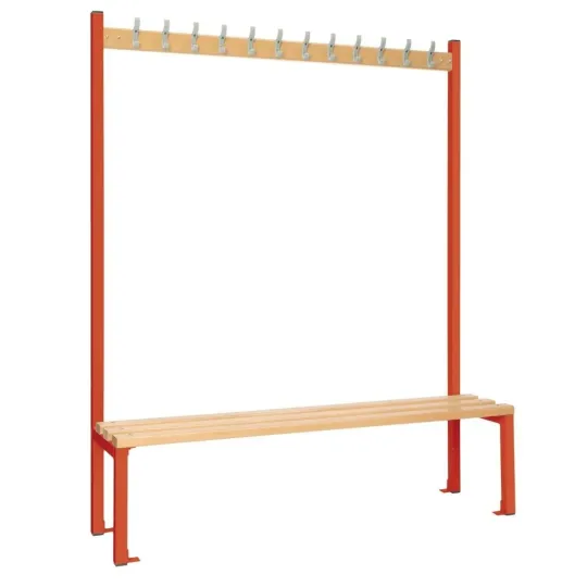 Single-Sided Island Seating Red