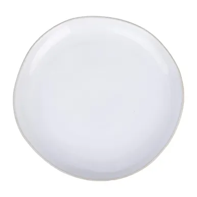 Olympia Raw Recycled Clay Coupe Plates Natural 260mm (6 Pack)