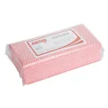 Jantex Washroom Cleaning Cloth Red (50 Pack) - Image 1