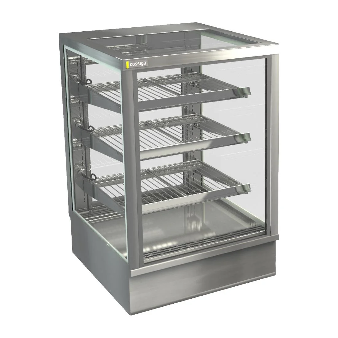 Cossiga Tower STG Heated Drop-in Display w/Solid Front Glass & Rear Sliding Doors