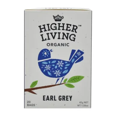 Higher Living Earl Grey Organic Teabags (80 Pack)