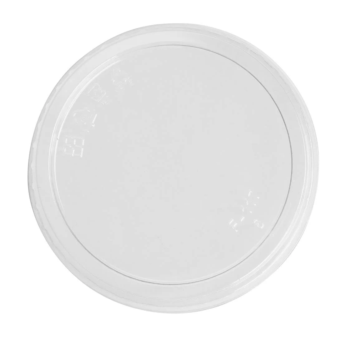 Fiesta Recyclable rPET Flat Lids for Deli Cups 8/12/16oz (300 Pack) - Image 2