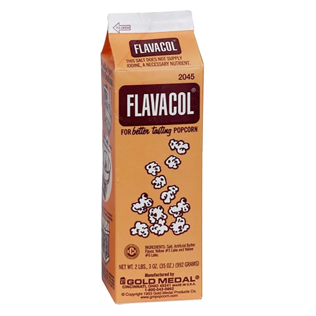 Flavacol Salt Popcorn Seasoning 992g