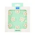 PME White Sugar Roses 32mm (8 Pack) - Image 1