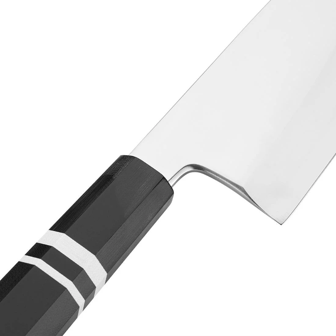 Vogue Tsuki Series 9 Deba Knife Black 15cm - Image 3