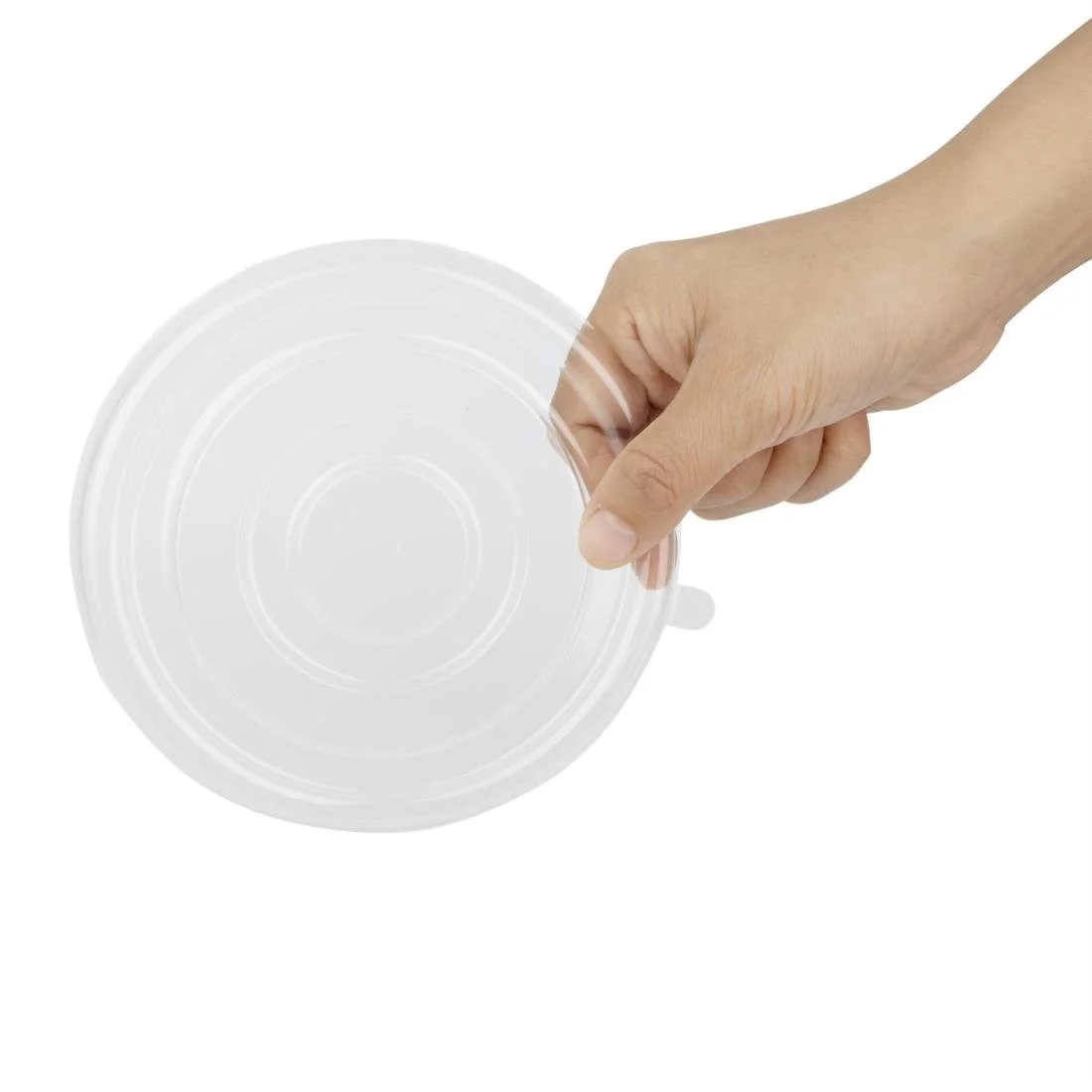Fiesta Recyclable PET Lids for 400/500ml Bowl Bases (50 Pack) - Image 4