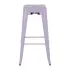 Bolero Bistro Metal High Stools Lilac Pop (4 Pack)