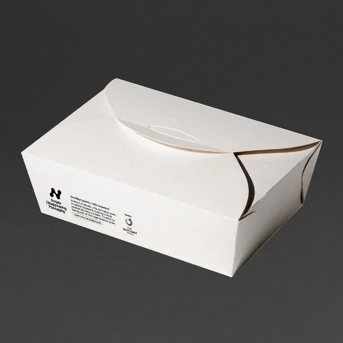 Notpla Large Takeaway Boxes 1750ml - White (220 Pack) - Image 4