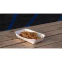 Notpla 8"x5" Rectangular Trays - White (400 Pack) - Image 3