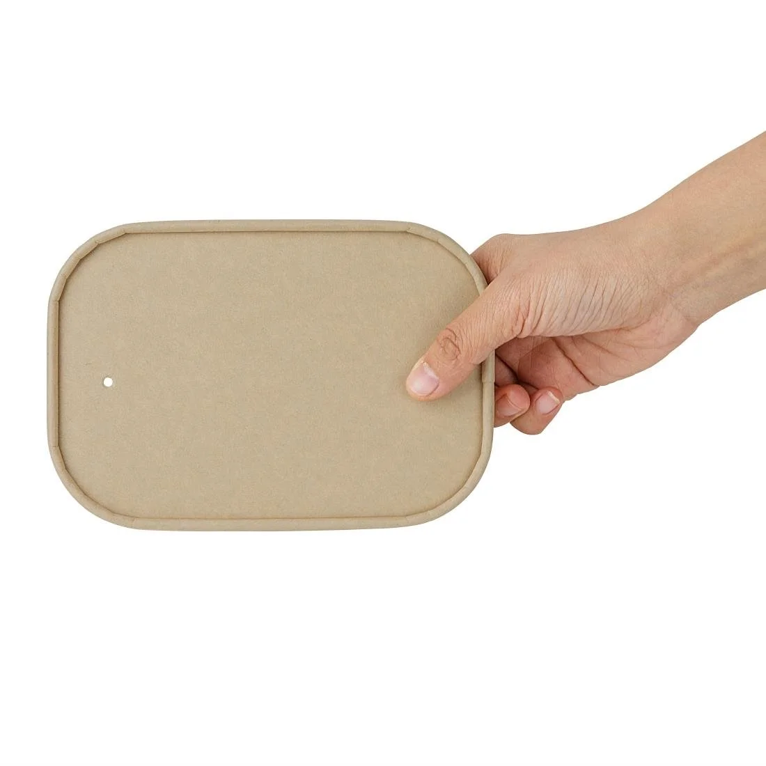 Fiesta Recyclable Paper Lids for Rectangular Containers (300 Pack) - Image 4