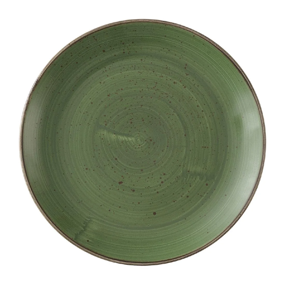 Churchill Stonecast Sorrel Green Coupe Plates 285mm (12 Pack)