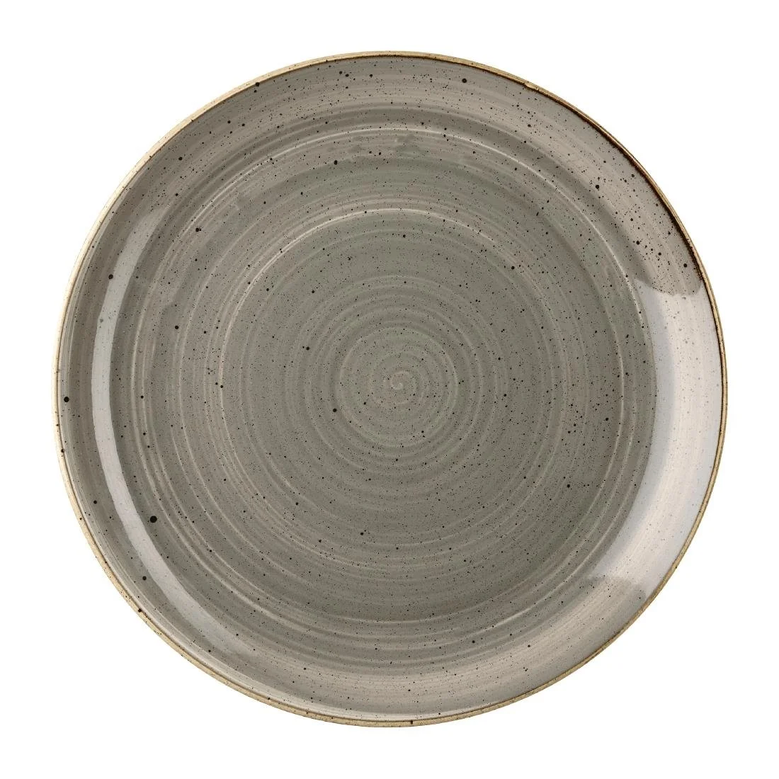 Churchill Stonecast Grey Coupe Plates 254mm (12 Pack)