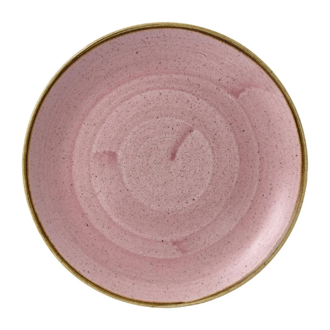 Churchill Stonecast Petal Pink Coupe Plates 254mm (12 Pack)