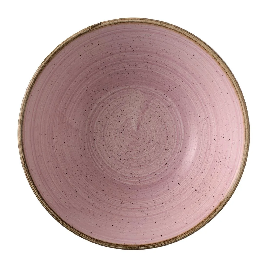 Churchill Stonecast Petal Pink Deep Coupe Bowls 180mm (6 Pack) - Image 1