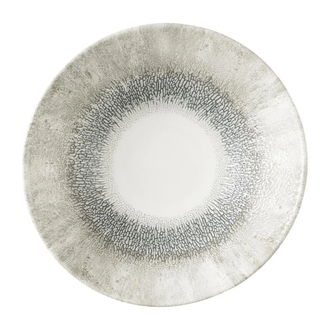 Churchill Studio Prints Fusion Grey Deep Coupe Bowls 203mm (6 Pack) - Image 1