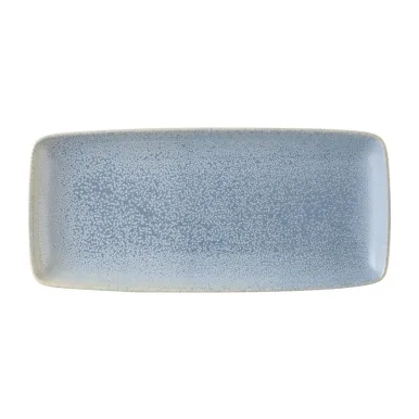 Dudson Evo Azure Rectangular Platters Blue 254x101mm (6 Pack)