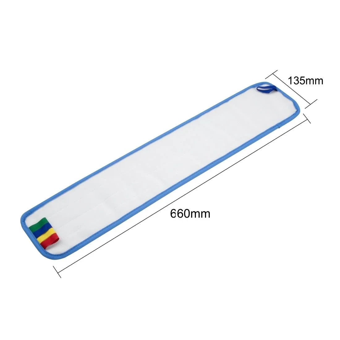 Jantex Connect Flat Mop Head Microfibre Pad 600mm - Image 6