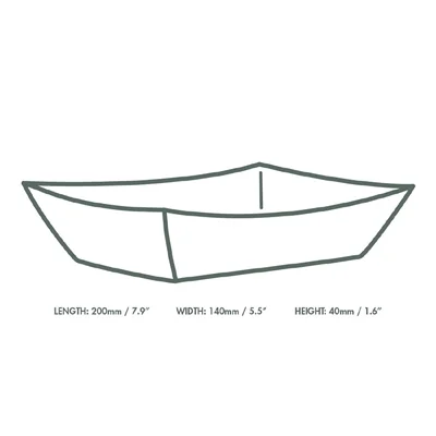 Vegware Kraft Food Tray Medium 8x5.5" (275 Pack) - Image 1