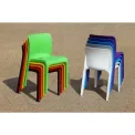 Origin POP Chair Marine Blue 480x500x790mm (2 Pack) - Image 4