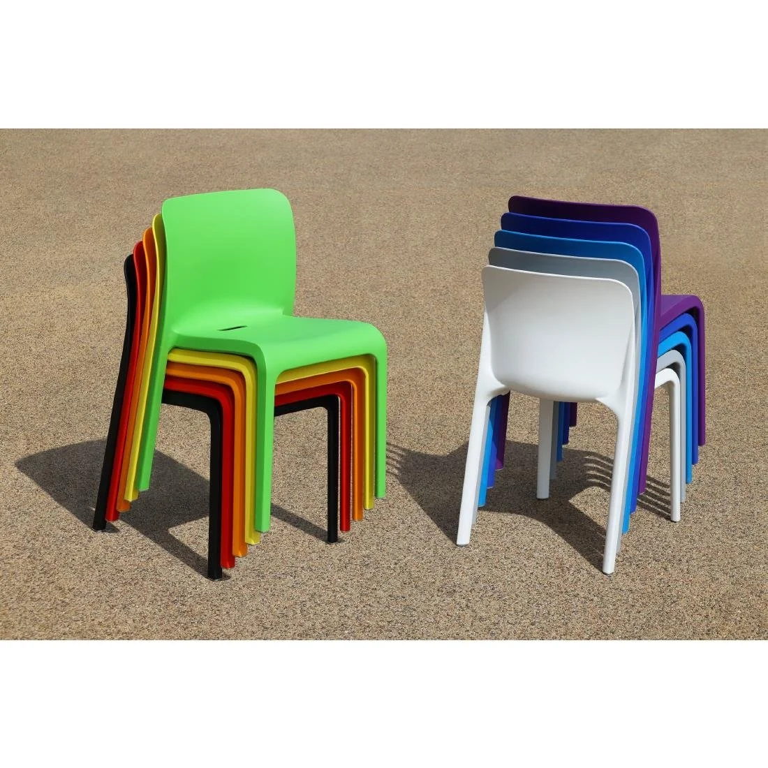 Origin POP Chair Sky Blue 480x500x790mm (2 Pack) - Image 4