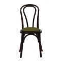 Hoop Back Dining Chairs in Dark Walnut with Shetland Forest Seat (2 Pack) - Image 3