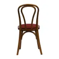 Hoop Back Dining Chairs in Weathered Oak with Shetland Scarlett Seat (2 Pack) - Image 3