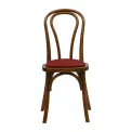 Hoop Back Dining Chairs in Weathered Oak with Shetland Scarlett Seat (2 Pack) - Image 4