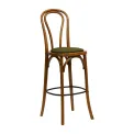 Hoop Back Bar Chair in Weathered Oak with Shetland Forest Seat - Image 1