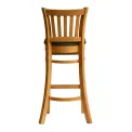 Manhattan Bar Chair in Soft Oak with Shetland Forest Seat - Image 2