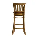 Manhattan Bar Chair in Weathered Oak with Bison Tan Seat - Image 2